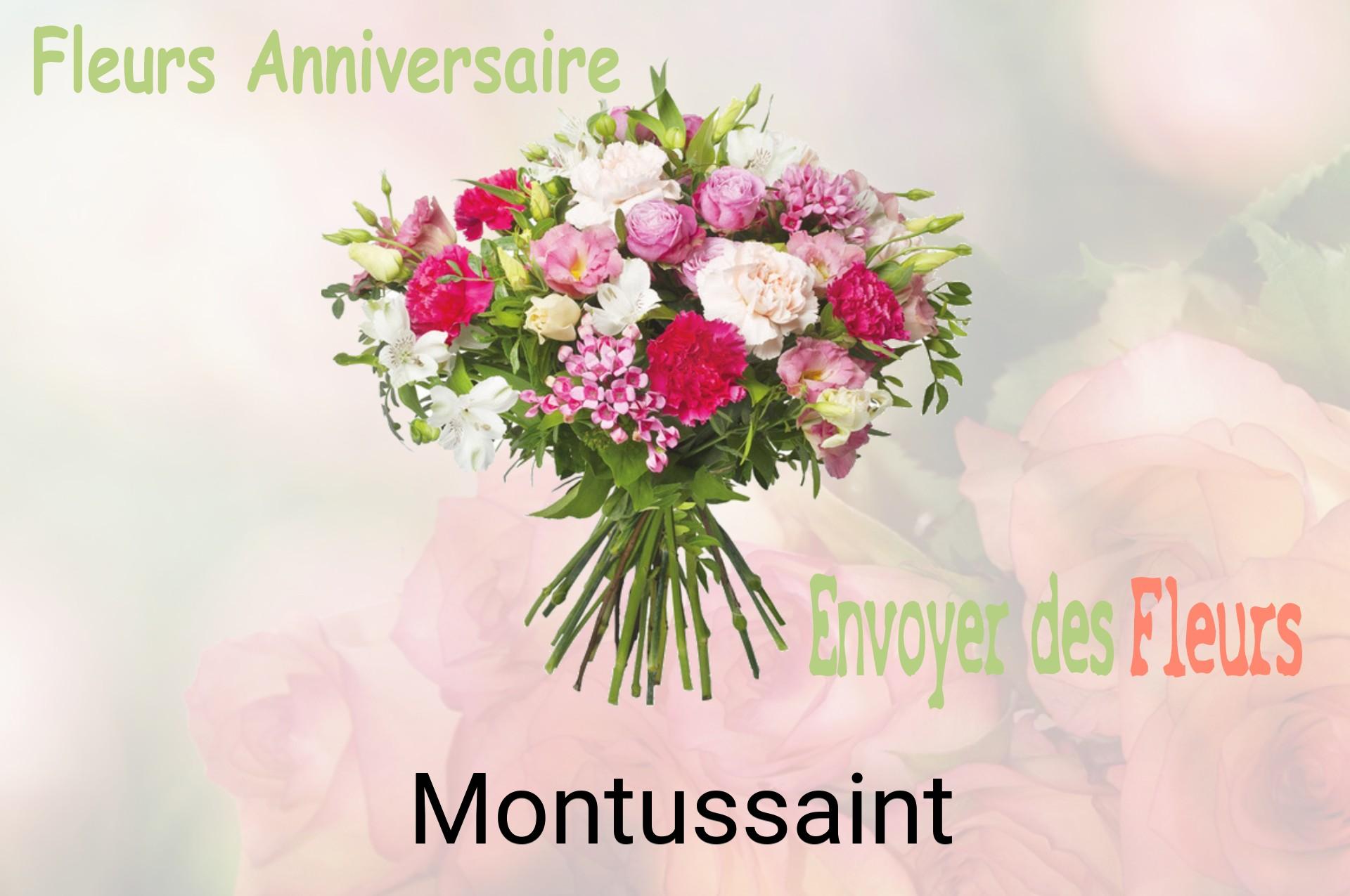 Bouquet de fleurs d’anniversaire livré à Montussaint
