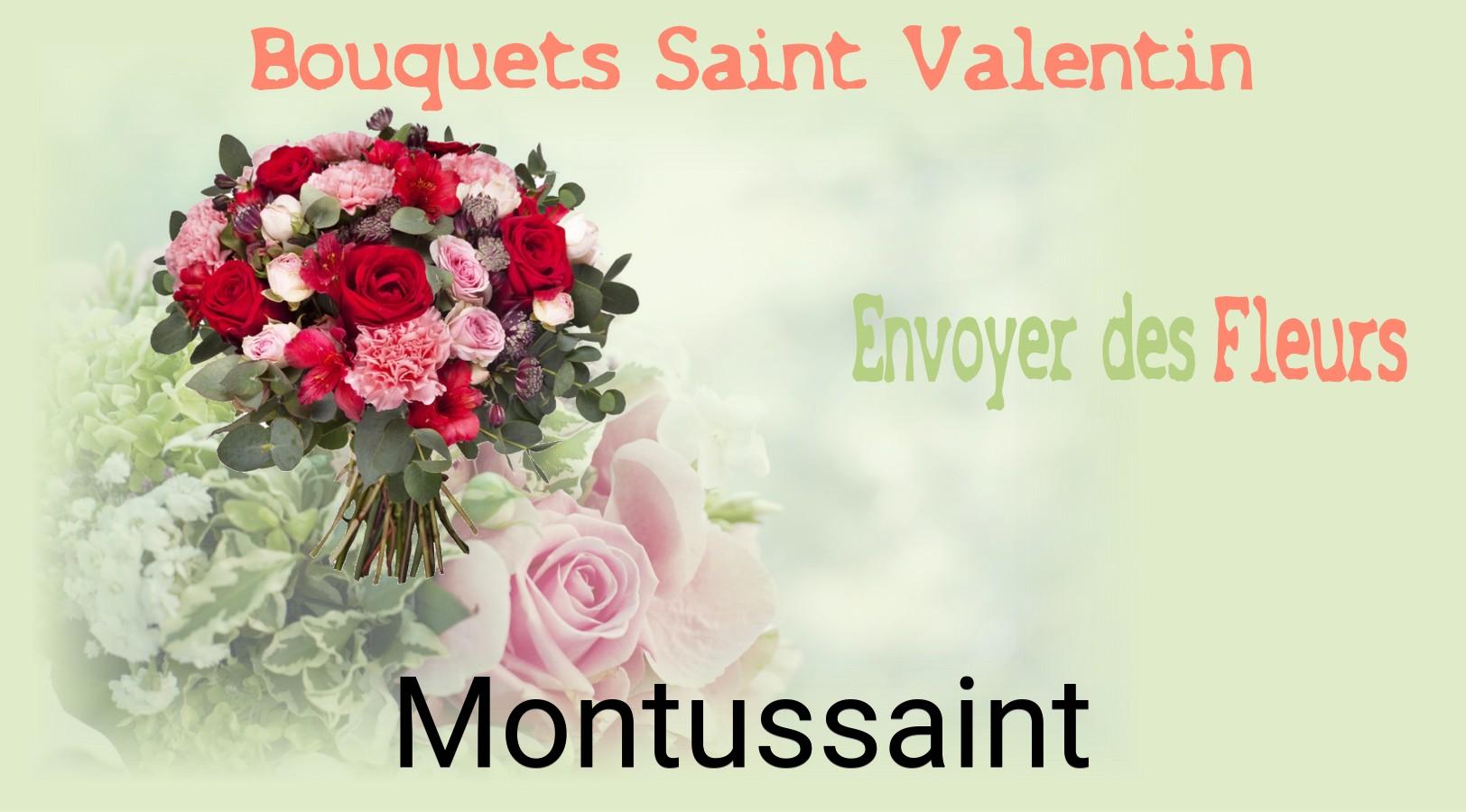 Roses de Saint-Valentin livrées à Montussaint